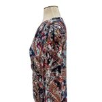 Peruvian Connection  Imari Faux Wrap Dress‎ Jersey Abstract Print Size XL Photo 8