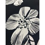 Vintage Kelly and Diane Silk Mini Dress Black White Beaded Floral Size 2 Photo 6