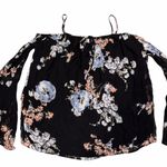 Anthropologie Ghost London Floral Chiffon Ansel Open Shoulder Top Blouse Small Photo 6