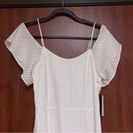 H by Halston NWT HALSTON Cold Shoulder Dress White Chalk Size 6 Photo 5