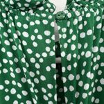 Enfocus Studio  14 Tiered Smocked Green Cottagecore Countrycore Drop Waist Dress Photo 6