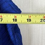 Sabrina Lauren Dress Womens Plus 2X Layered Cobalt Blue Maxi Crepe Textured Long Size XXL Photo 5