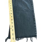 Reformation Cynthia High Rise Straight Jeans Women's Size 25 Black Button #GG7-7 Photo 7