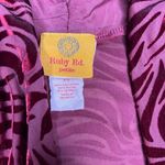 Ruby Rd  petite burgundy zebra burnout flag sweater sz PSmall Photo 1