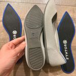 Rothy's The Point Flats Light Grey Knit Women's Size 8.5 Comfort EUC Rare Work Photo 2