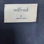 Aritzia  Wilfred Aubagne Black Blue Green Cutout Long Sleeve Midi Dress size 4 Photo 5