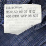 Lee Vintage Y2K Relaxed Fit No Stretch Khaki Plaid Pants Blue & Tan Plaid Print Photo 11