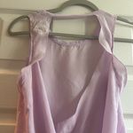 Chaser Lilac Backless Shirt Photo 4