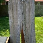 A New Day Striped linen wide leg pants Photo 0