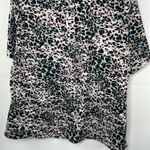 Notations Woman’s Leopard Print Button Down Top short Sleeves size 1X Photo 6