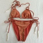 Zimmermann Zimmerman DEVI LUREX RING TIE BIKINI, size 0, $285 Photo 7