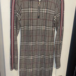 Eye Candy  Dress Women’s Plaid long sleeve size medium  Photo 0