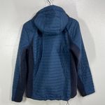 Outdoor Research Women's Hooded Insulated Jacket Blue Fleece Hybrid Zip Medium Photo 2