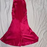 SheIn  Pink Satin Dress Mini Halter XS Photo 1