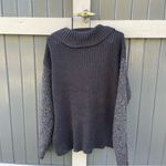 Women’s Carbon2Cobalt Quarter Zip Sweater Gray Size M Photo 1