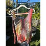 August Silk Size Medium  Racerback Pattern Top Photo 1