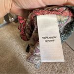 Maurice's NWT  High Low Midi Dress Paisley Floral V-Neck Boho Pink‎ Strappy XXL Photo 5