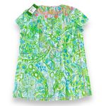 Lilly Pulitzer  Sea breeze Tunic, gauzy Cotton, embroidered, neon colors, XS, NWT Photo 2