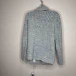 Lands' End Lands’ End Cable-Knit Turtleneck Sweater grey gray wool cotton blend Size small Photo 1