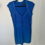 French Connection  Blue Bandage Dress - size 12 Photo 1