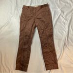 Anthropologie The Essential Slim Brown Pants 0 Casual Boho Slow Fashion Preppy Photo 2