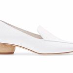 Jeffrey Campbell Viona Loafer in White Croc Photo 1