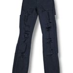 American Eagle  The Dream Jean Highest Rise Jegging Jeans Size 2 W25"xL28" Black Denim  Photo 0