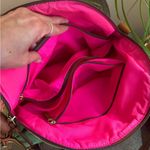 Dooney & Bourke RARE🔥Authentic Leather/cotton Duck print Satchel/Shoulder bag Photo 2