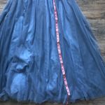 Belsoie Blue Gray Sleeveless Bridesmaid Dress 8 Photo 5