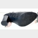 Studded Ankle Boots Sz 9 Simply Vera Faux‎ Leather Peep Photo 8