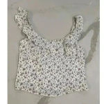 Free People Stay with You Satin Smocked Tank Top Women’s Medium Photo 0