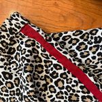 Joe Benbasset Joe B by  Cheetah Print Cropped Pants with Red Stripe Photo 4