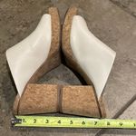 Vince  Wyatt-E Flax Leather Mule Sandal Shoes Womens Size 9M Cork Heel Open Toe Photo 6