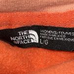 The North Face The Hoodie Sweatshirt Womens Large Orange Logo Pullover Athleisure Photo 5