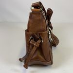 American West  Tooled Leather Shoulder Bag Purse A27‎ Photo 7