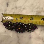 Ruby Hair clip with faux  and diamond decorative highlights Photo 3