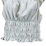 Miss Selfridge ASOS Miss Selfridges Mint Green Ruched Crop Top Photo 2