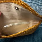 Woven Straw Clutch Tan Photo 7