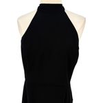 Lulus NWT Captured Your Heart Black Halter Maxi Dress High Slit Formal Sz Large Photo 7