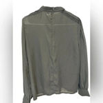 Romeo + Juliet Couture  black sheer long sleeves blouse Photo 2