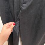 Reformation mason linen pant black high rise drapey wide leg trouser 8Petite NWT Photo 7