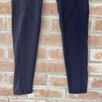 Aerie Offline By Goals 7/8 High Rise Leggings Navy Small Sheer Panels Photo 1