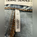 Tribal Blue Floral Women's Cropped Jeans size 22W Photo 5