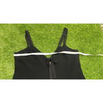 Cinq a Sept Audrey Romper Black Adjustable Flounce Hem Women's Sz. L $365 Size L Photo 12