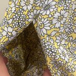 J.Crew  Factory Yellow Floral Puff Sleeve Tiered Midi Dress Preppy French Country Photo 9