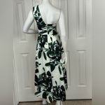 ASOS Palm Print One Shoulder Scuba Dip Back Prom Dress Size 2. C9 Photo 12