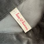 Love Hanna Andersson Women’s Holiday Velvet Asymmetrical Zip Skirt Size 6 Gray Photo 3