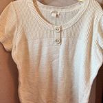 Christopher & Banks  Cream multi pattern Knit Top xl Photo 0