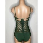 Robin Piccone New. green crochet tankini set. Small. Retails $205 Photo 4