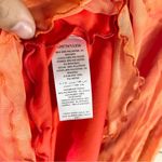 Opening Ceremony midi sheath dress mesh long sleeves lettuce trim Size Medium Photo 7